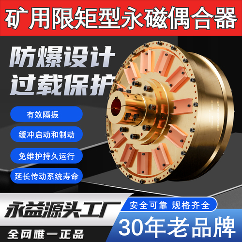矿用限矩型永磁偶合器